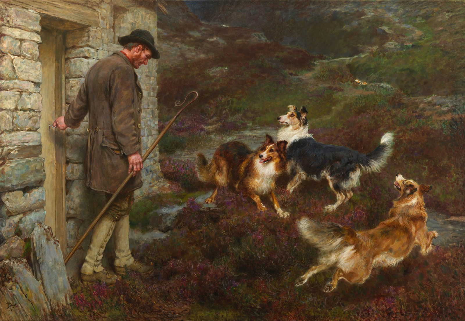Verso le colline - Briton Rivière